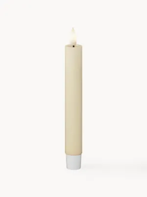 Набор светодиодных свечей Deluxe Home Art Real Flame, 2 предмета, В 15 см, Кремово-белый