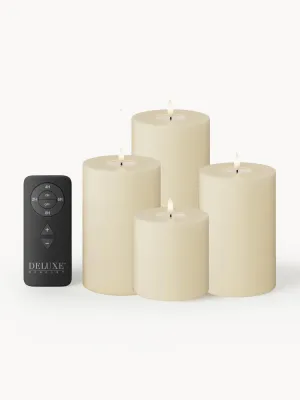 Набор светодиодных свечей Deluxe Home Art Real Flame с пультом, 5 предметов, арт. L62940