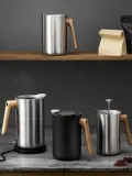 Eva Solo Чайник электрический Nordic Kitchen с дубовой ручкой, 1,5 л, сталь, высота 25 см, серебристый с чёрным — фото 5