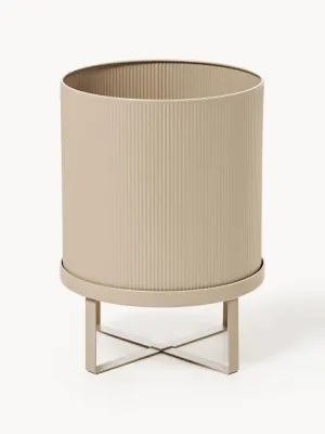 Ferm Living Кашпо на подставке Bau, 38 см, Ø 28 × В 38 см, Светлый бежевый