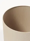 Ferm Living Кашпо на подставке Bau, 38 см, Ø 28 × В 38 см, Светлый бежевый — фото 3