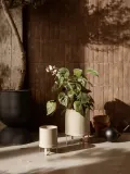 Ferm Living Кашпо на подставке Bau, 38 см, Ø 28 × В 38 см, Светлый бежевый — фото 6