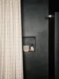 Ferm Living Штора для ванной Chambray хлопковая, Ш 160 × Д 205 см, Светлый бежевый — фото 3