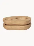Ferm Living Набор рюмок для яиц Cairn из дубового дерева, 2 шт — фото 3