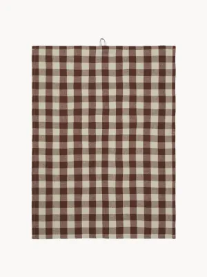 Ferm Living Полотенце кухонное Hale, Ш 50 × Д 70 см, Бордовый