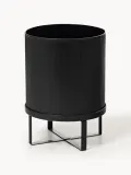 Ferm Living Кашпо на подставке Bau, 38 см, Ø 28 × В 38 см, Чёрный — фото 1