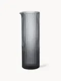 Карафка Ferm Living Ripple, 1,1 л, серо-прозрачная, глянцевая — фото 1