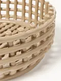 Ferm Living Чаша декоративная из керамики Centrepiece, диаметр 29 см, Ø 29 × В 10 см, Светлый бежевый — фото 5