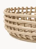 Ferm Living Чаша декоративная из керамики Centrepiece, диаметр 29 см, Ø 29 × В 10 см, Светлый бежевый — фото 6