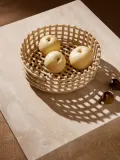 Ferm Living Чаша декоративная из керамики Centrepiece, диаметр 29 см, Ø 29 × В 10 см, Светлый бежевый — фото 7