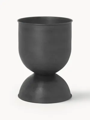 Ferm Living Кашпо Hourglass, высота 43 см, Ø 30 × В 43 см, Чёрный