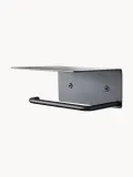 Ferm Living Держатель для туалетной бумаги Dora настенный с полкой, Ш 14 × В 11 см, Чёрный — фото 2
