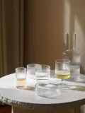 Ferm Living Набор мисочек Ripple из выдувного стекла, прозрачные, 4 предмета — фото 5