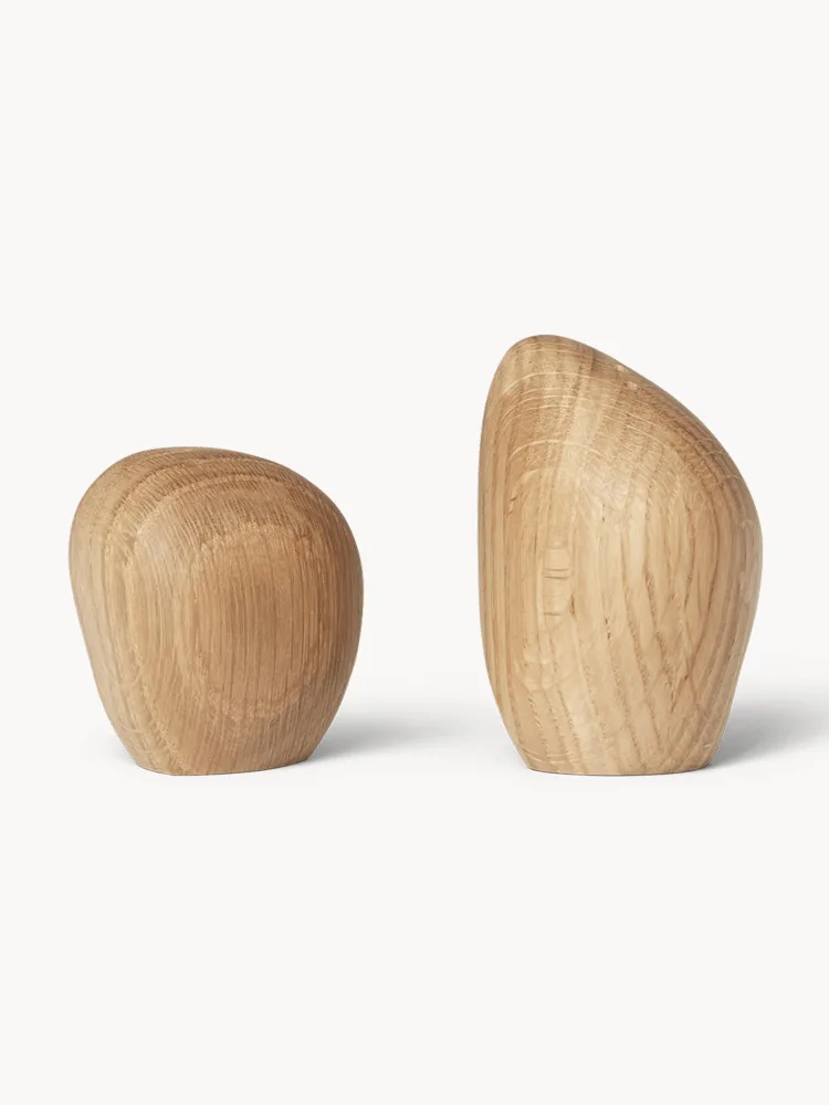Набор солонки и перечницы Ferm Living Cairn из дуба, 2 предмета