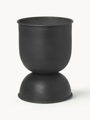 Ferm Living Кашпо Hourglass, высота 30 см, Ø 21 × В 30 см, Чёрный