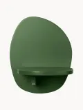 Ferm Living Kids Полка настенная Pilu с высоким задником для детской, 20х25х15 см, тёмно-зелёная матовая — фото 1