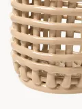 Ferm Living Корзина для хранения Nalan из керамики ручной работы, Ø 16 × В 15 см, Светлый бежевый — фото 4