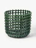 Ferm Living Корзина для хранения Nalan из керамики ручной работы, Ø 24 × В 21 см, Зелёный — фото 1
