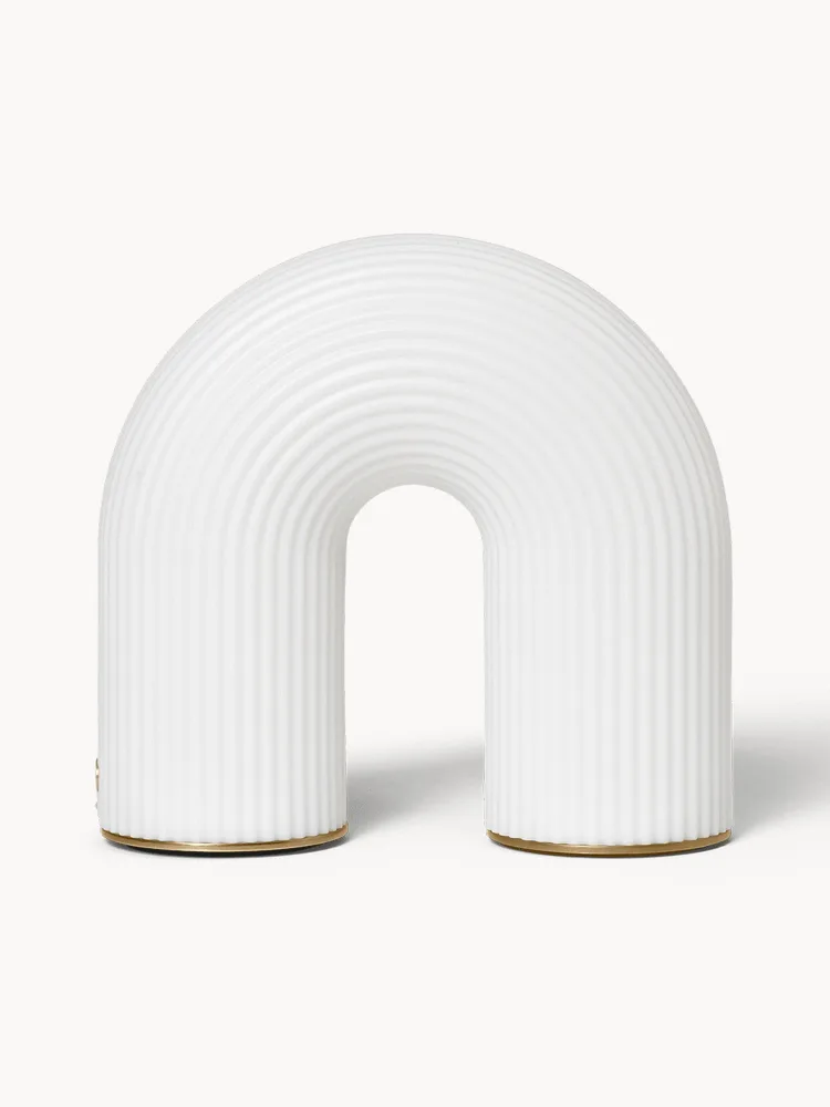 Ferm Living Настольный светильник Vuelta, Ш 17 × В 16 см, Белый