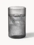 Ferm Living Набор рюмок Ripple с волнистым рельефом, 4 шт., 140 мл, серые — фото 5
