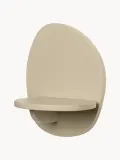 Ferm Living Kids Полка настенная Pilu с высоким задником для детской, 20х25х15 см, светло-бежевая матовая — фото 3