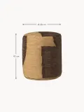 Ferm Living Табурет Forene, бежевый с тёмно-коричневым — фото 2