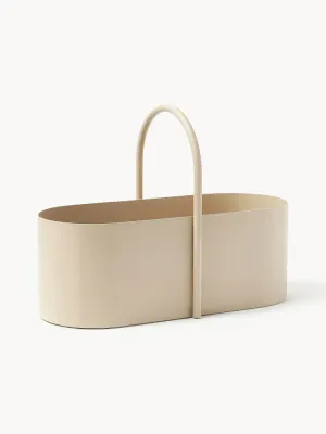 Ferm Living Коробка для хранения Grib, Ш 35 × В 17 см, Светлый бежевый