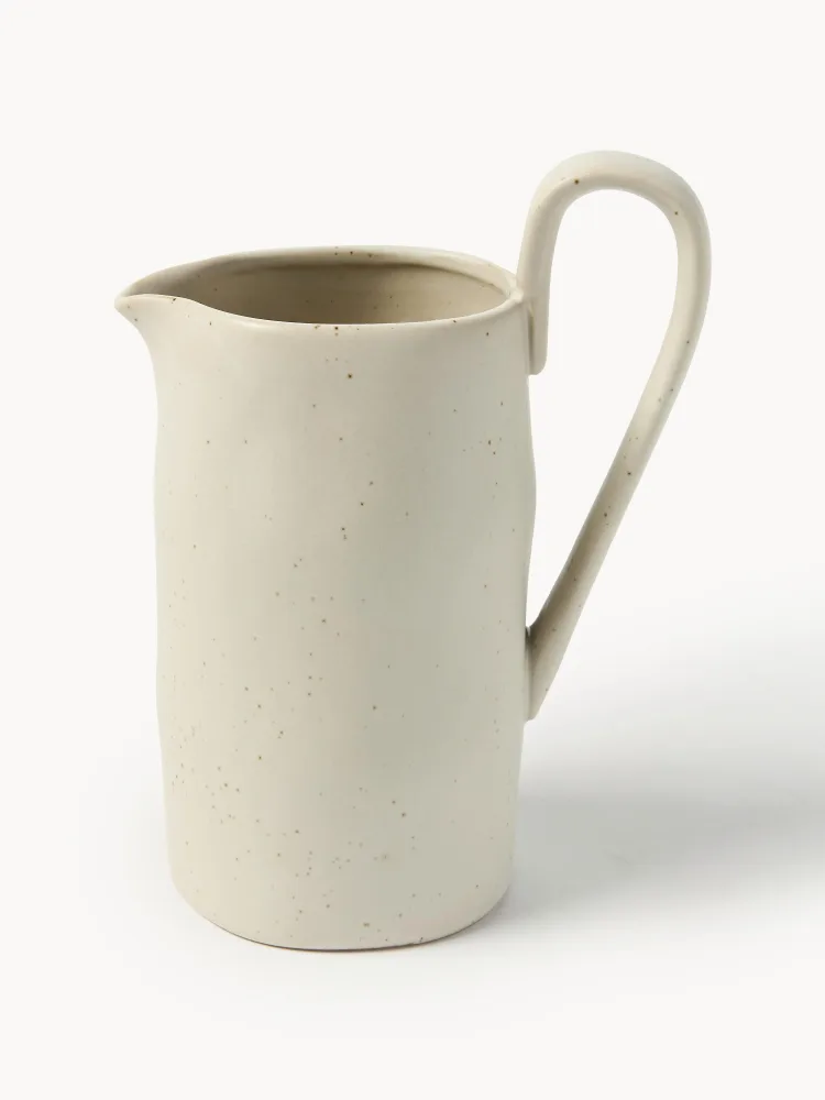 Кувшин Ferm Living Flow с реактивной глазурью, 1 л, кремовый