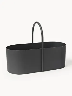 Ferm Living Коробка для хранения Grib, Ш 35 × В 17 см, Чёрный
