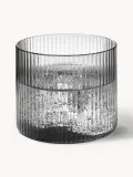 Ferm Living Набор стаканов Ripple низкой формы, 4 шт., 200 мл, серые прозрачные глянцевые — фото 5