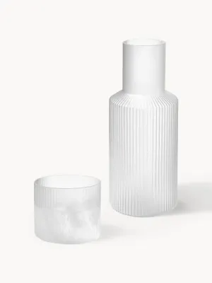 Комплект Ferm Living Ripple карафка и стакан, матовые, 2 предмета