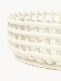 Ferm Living Чаша декоративная из керамики Centrepiece, диаметр 29 см, Ø 29 × В 10 см, Приглушённый белый — фото 6