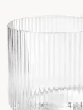 Комплект Ferm Living Ripple карафка и стакан, прозрачные, 2 предмета — фото 5