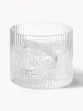 Комплект Ferm Living Ripple карафка и стакан, прозрачные, 2 предмета — фото 6