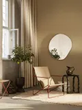 Ferm Living Зеркало настенное Pond, золотистое — фото 8