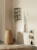 Ferm Living Крючок настенный Curvature узкий из латуни ручной работы, 3х20 см, матовый латунный — фото 4