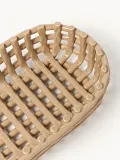 Ferm Living Корзина для хранения Nalan из керамики ручной работы, Ш 30 × Г 15 см, Светлый бежевый — фото 4