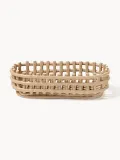 Ferm Living Корзина для хранения Nalan из керамики ручной работы, Ш 30 × Г 15 см, Светлый бежевый — фото 7