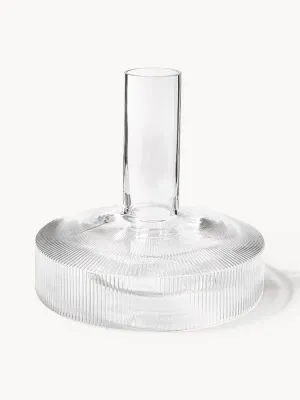 Декантер Ferm Living Ripple из выдувного стекла, 1,1 л, прозрачный глянцевый