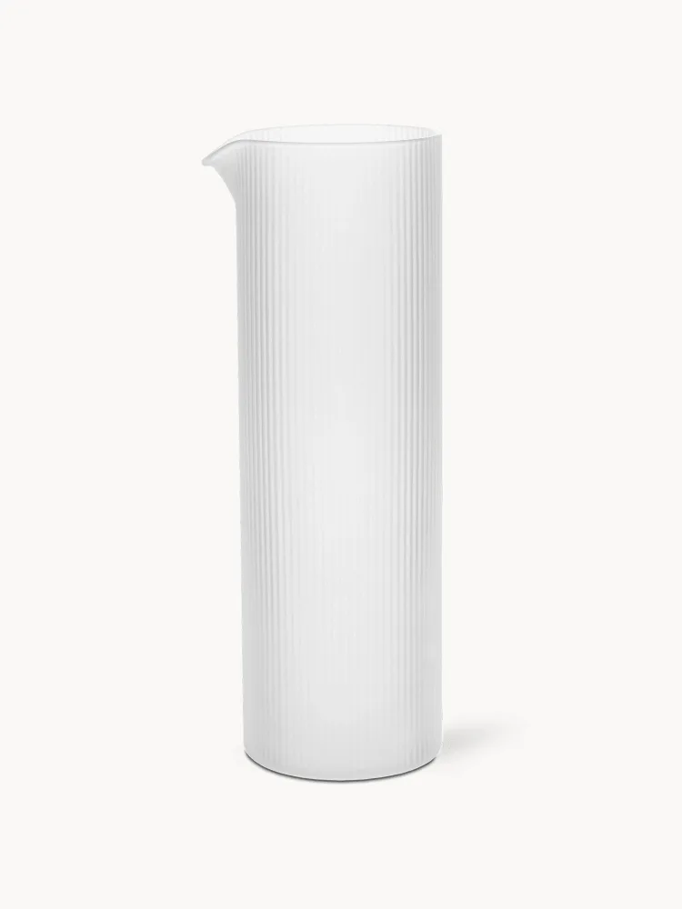 Карафка Ferm Living Ripple, 1,1 л, полупрозрачная, матовая