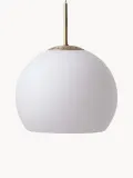 Frandsen Светильник подвесной Ball стеклянный, белый — фото 5