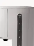 Haden Кофеварка капельная Heritage 900 Вт на 12 чашек, стеклянная колба, дисплей и подогрев, белая с серебристым — фото 2