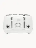 Haden Тостер Heritage на 4 тоста с широкими отсеками и 6 уровнями прожарки, сталь, 30 x 19 x 29 см, белый — фото 1