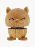 Hoptimist Статуэтка Fuzzle из дуба, Ø 5 см × В 7 см, Тёмный коричневый — фото 1