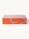 Jonathan Adler Коробка для хранения ручной работы Eden, Ш 31 × Г 20 см, Оранжевый — фото 1