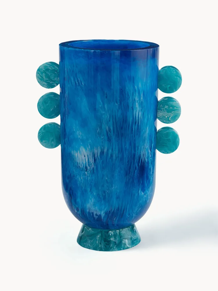 Jonathan Adler Ваза Como ручной работы под мрамор высотой 17 см