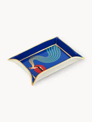 Jonathan Adler Поднос декоративный фарфоровый Full Dose, 18 x 13 см