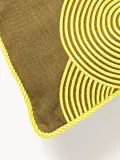 Jonathan Adler Подушка декоративная Pompidou, Ш 45 × Д 45 см, Светлый жёлтый — фото 4