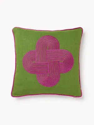 Jonathan Adler Подушка декоративная Pompidou, Ш 45 × Д 45 см, Зелёный