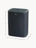 Joseph Joseph Корзина для белья Tota с двумя отделениями, 2 x 45 л, 45 л, Чёрный — фото 2
